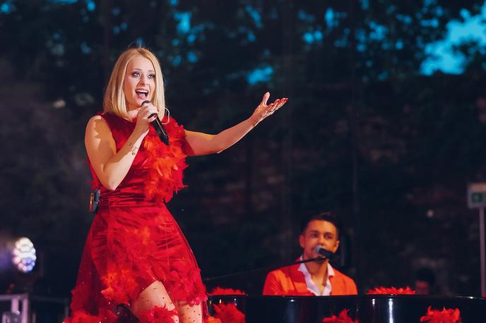 Maraaya, Križanke | Marjetka in Raay, duet Maraaya, sta povedala, da je bil koncert nepozaben in da bo ta izkušnja za vedno zapisana v njuna srca | Foto Marko Delbello Ocepek