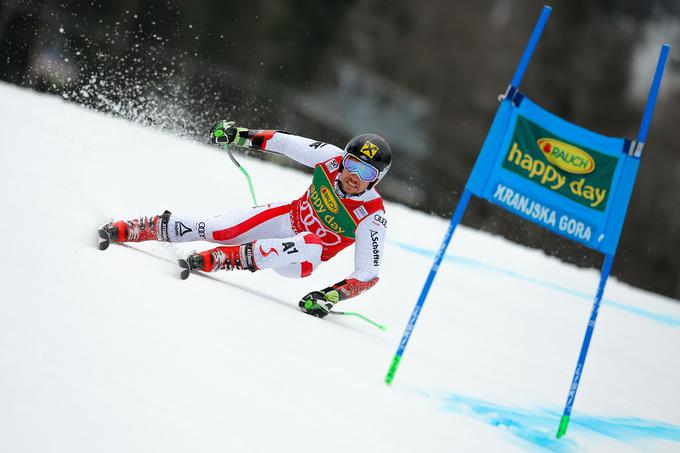 Marcel Hirscher je veliki veleslalomski zmagovalec Kranjske Gore. | Foto: Getty Images