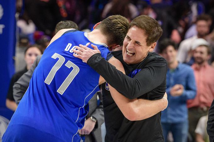 Mark Cuban verjame, da bo Dallas še boljši, če bo Luka nadaljeval po trenutni poti. | Foto: Reuters