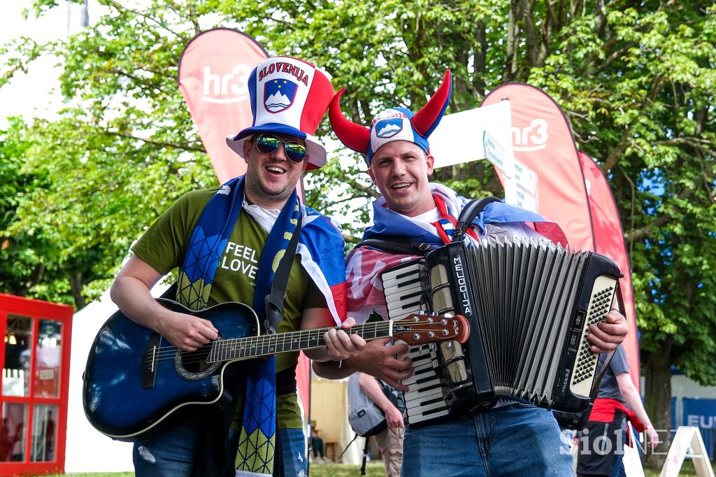 Euro 2024 Frankfurt Slovenija navijači