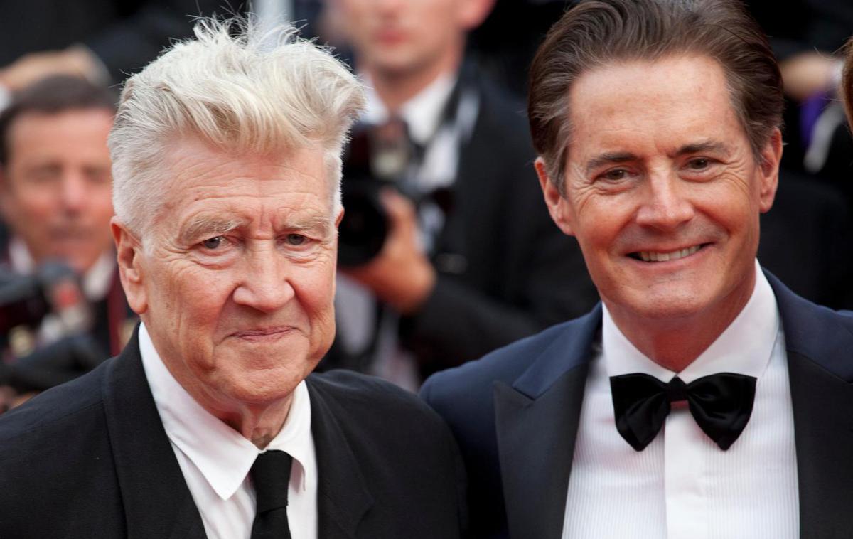 MacLachlan in Lynch | David Lynch in Kyle MacLachlan leta 2017 na festivalu v Cannesu | Foto Profimedia