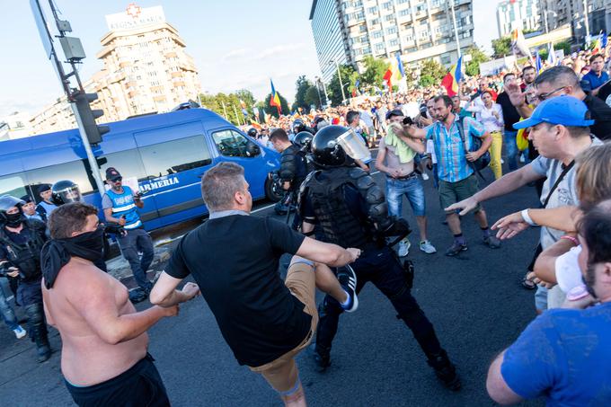 Bukarešta, spopadi | Foto: Reuters