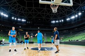 slovenska košarkarska reprezentanca trening