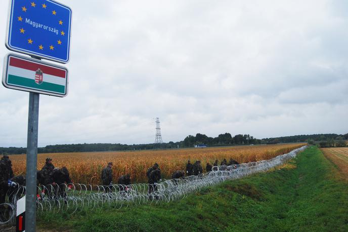 Madžarska meja | Madžarska je zaradi naraščanja števila okužb z novim koronavirusom danes spet zaprla svoje meje za tuje državljane. | Foto STA