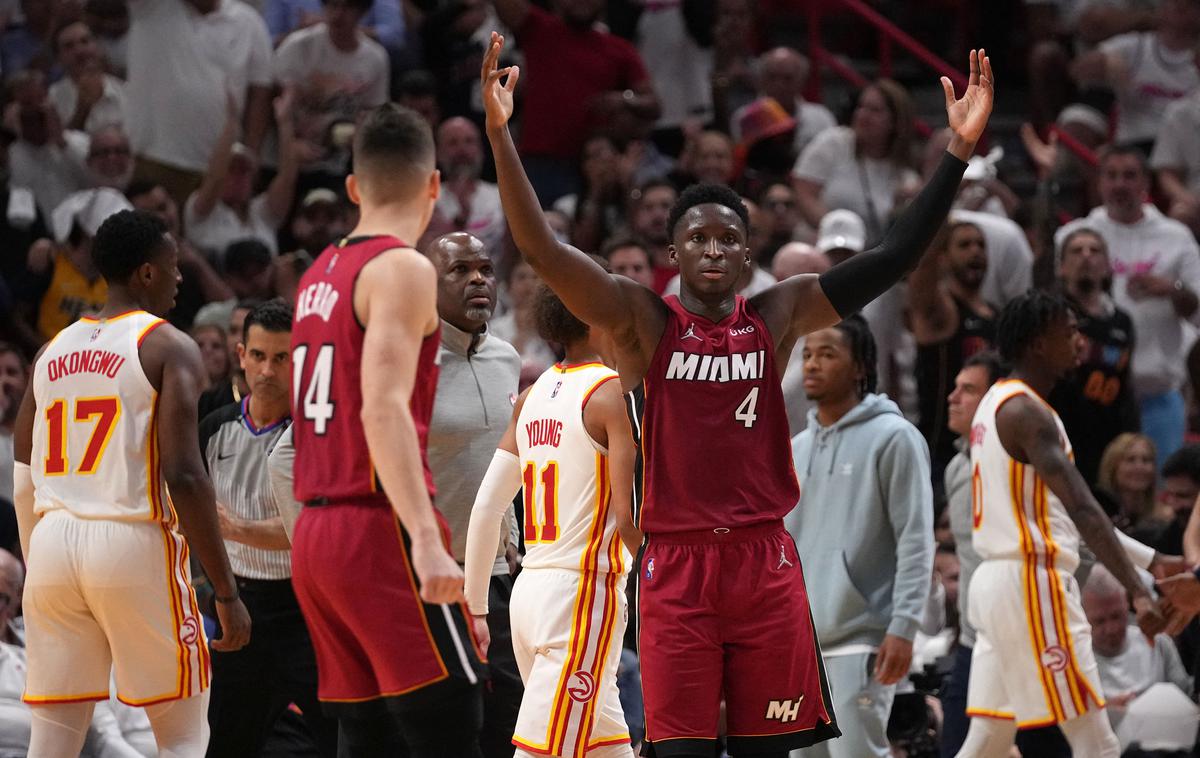 Miami Atlanta Oladipo | S 23 točkami je bil prvi strelec Miamija Victor Oladipo. | Foto Reuters