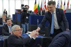 Juncker: S Plenkovićem se vedno znova zaljubiva