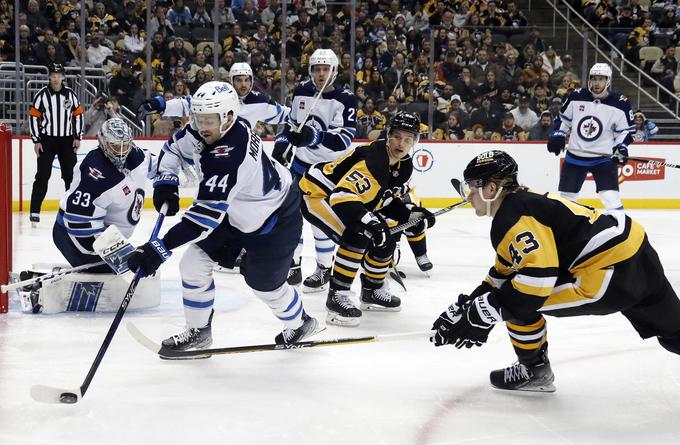 Winnipeg Jets nadaljujejo odlično, z eno najboljših predstav sezone so na kolena spravili Pittsburgh in se povzpeli na drugo mesto zahoda. | Foto: Guliverimage/Vladimir Fedorenko