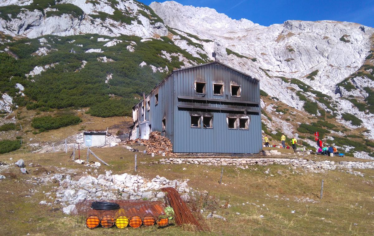 Kocbekov dom požar | Foto Beno Karner