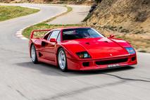 Alain Prost dražba ferrari F40