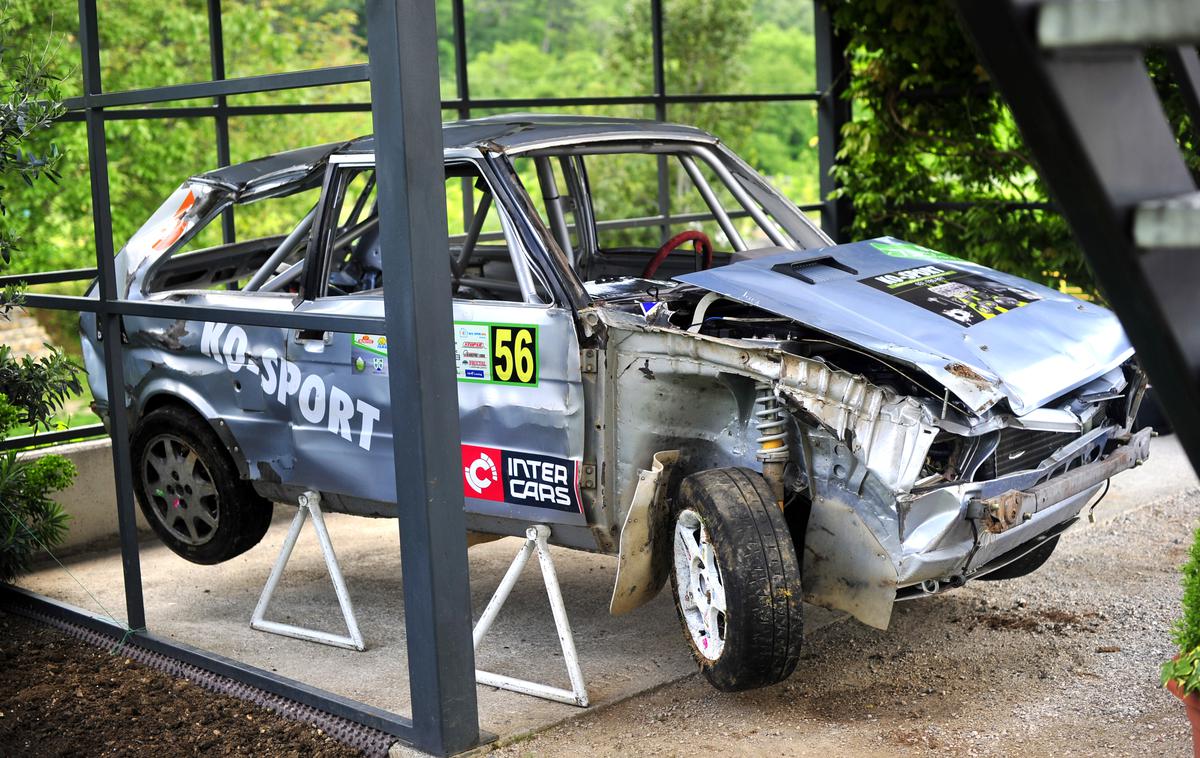 Zastava yugo razbit nesreča reli | Foto Gregor Pavšič