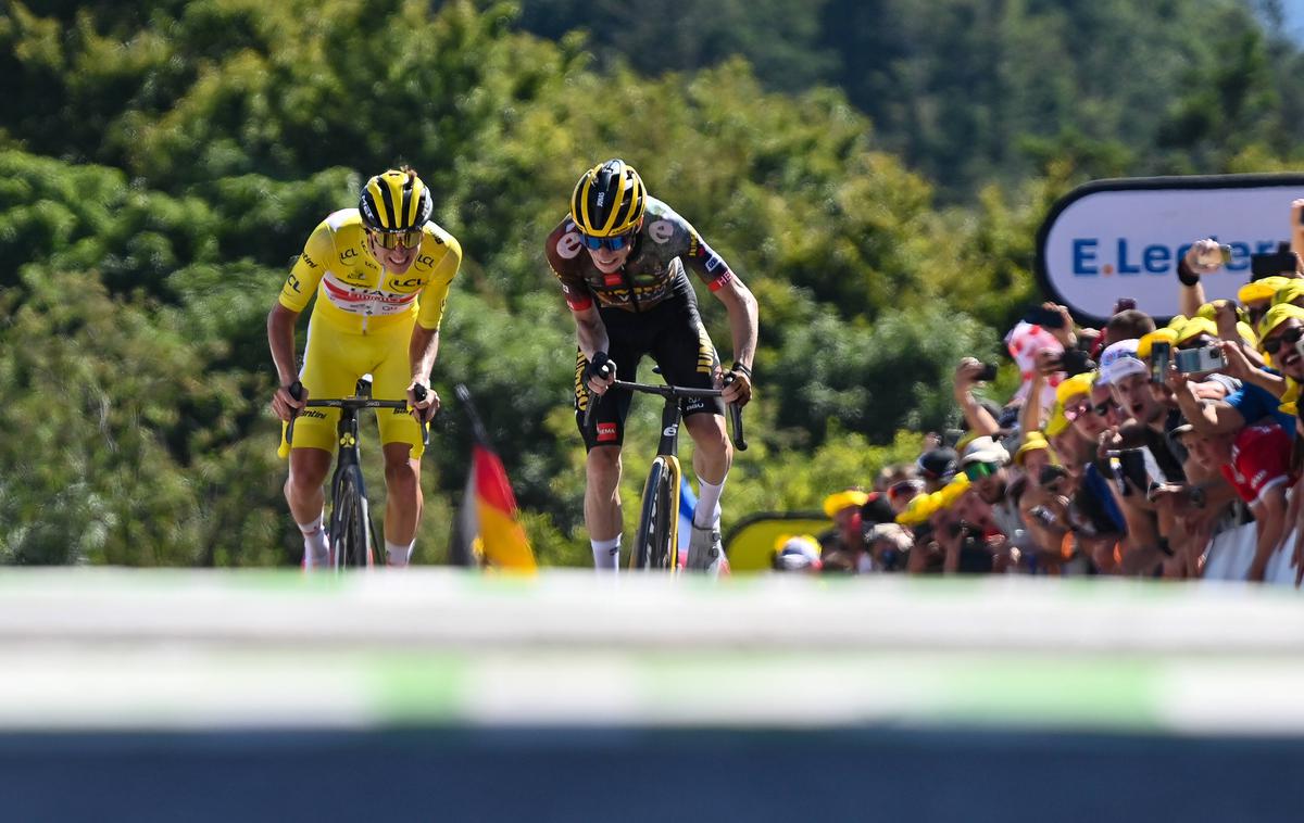 Tadej Pogačar | Tako je Tadej Pogačar v boju z Jonasom Vingegaardom osvojil sedmo etapo na La Planche des Belles Filles. | Foto Guliverimage