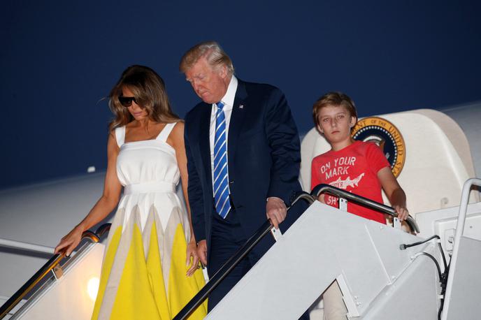 Melania trump, donald trump, barron trump | Foto Reuters