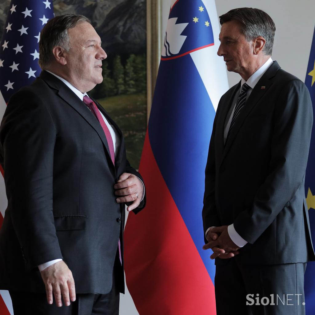 Mike Pompeo Borut Pahor