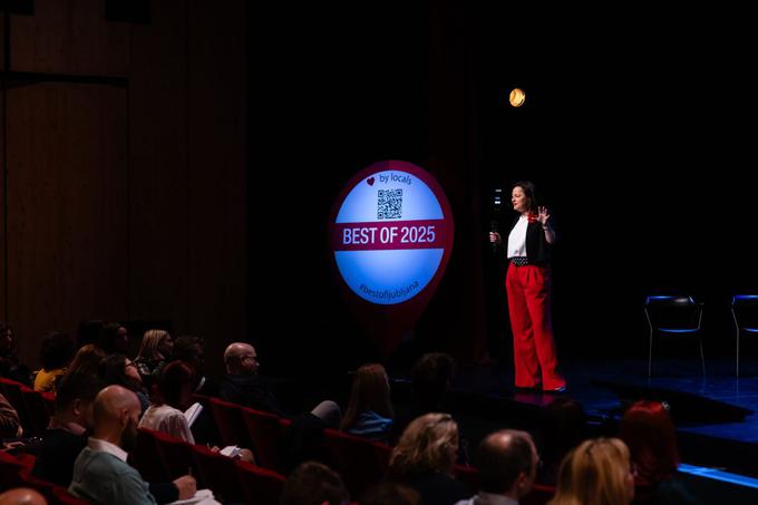 Nastja Mulej, zmagovalka v kategoriji Best of Speaker | Foto: Črt Piksi / »Best Of 2025«