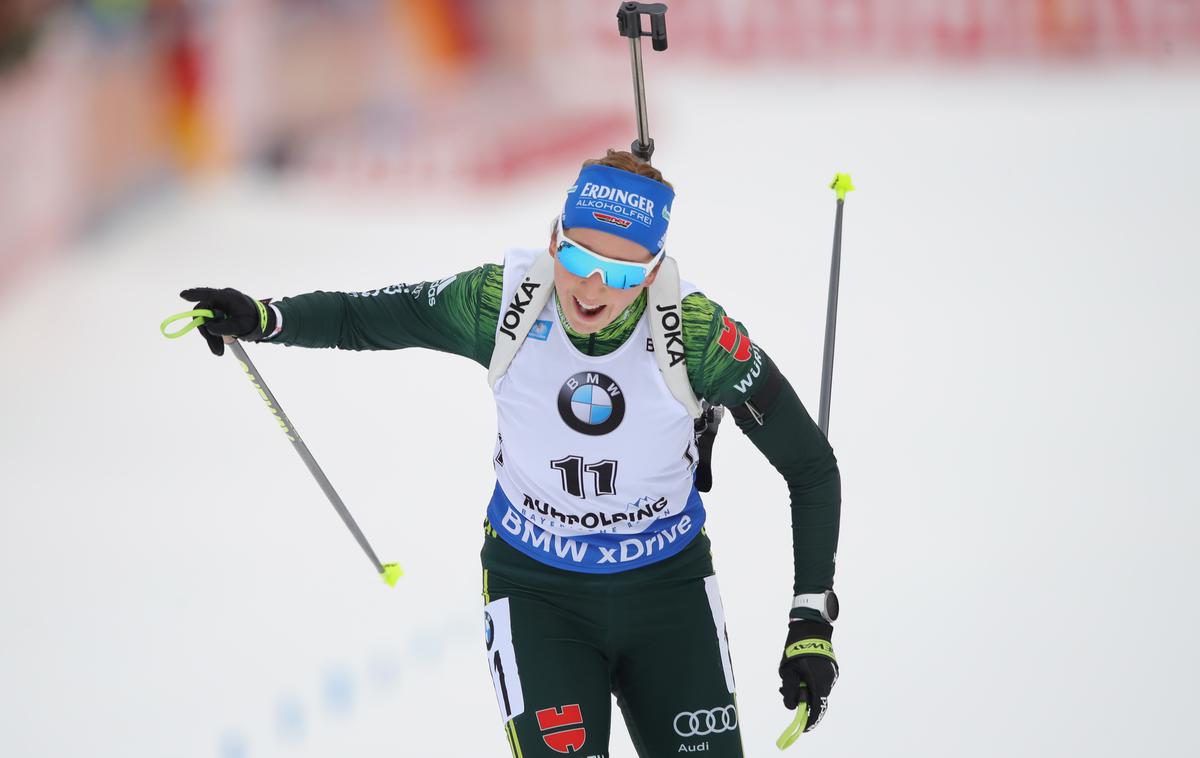 Franziska Preuss | Franziska Preuss se je veselila prve zmage v svetovnem pokalu. | Foto Guliver/Getty Images