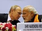 Vladimir Putin in Narendra Modi