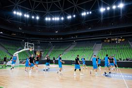 slovenska košarkarska reprezentanca trening