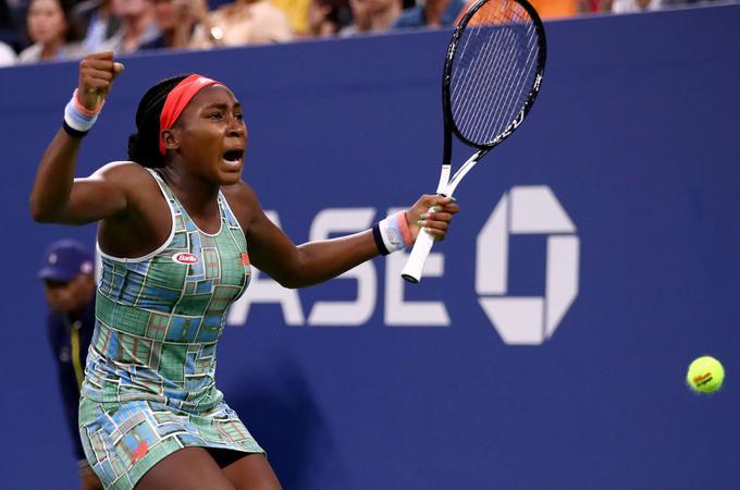 Veliko oči je bilo uprtih tudi v šele 15-letno Američanko Coco Gauff. | Foto: Gulliver/Getty Images