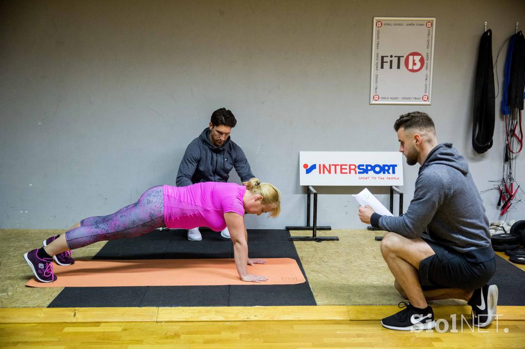 intersport držim obljubo fitnes  meritve napredek