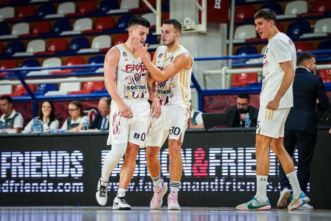 V ključnih trenutkih je Matic Rebec zadel dve trojki. | Foto: ABA League j.t.d./Dragana Stjepanovic