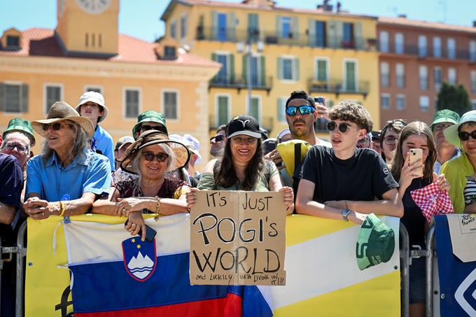 Tadej Pogačar navijač | Foto: A.S.O./Billy Ceusters