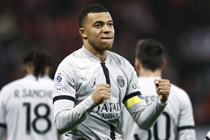 Kylian Mbappe | Kylian Mbappe je z 19 zadetki prvi strelec francoskega prvenstva. Dosegel je enako število zadetkov kot Kanadčan Jonathan David (Lille). | Foto Reuters