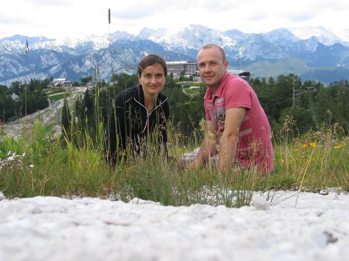 Na Voglu, ko je bil prvič v Sloveniji. | Foto: Osebni arhiv