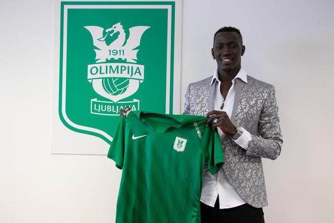 Lamine Tall se je pridružil Olimpiji pred dobrim letom dni, ko je bil trener zmajev Srb Savo Milošević. | Foto: NK Olimpija Ljubljana