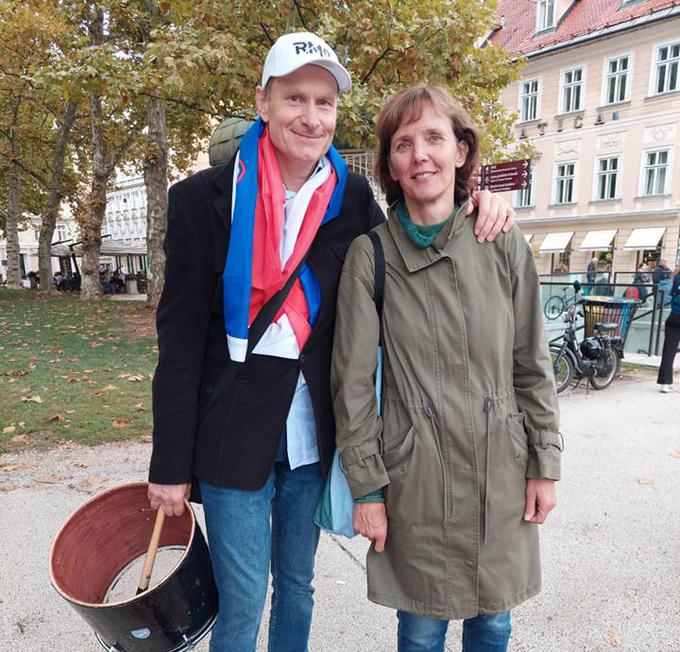 Starši Roka Možica, Peter in Mojca Možič. Oče Peter si je nedeljski finale ogledal v živo v Katovicah. | Foto: Pe. M.