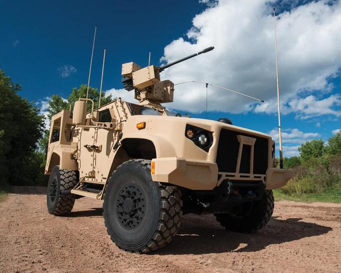 Na fotografiji štirikolesnik Oshkosh JLTV, M-ATV | Foto: Google