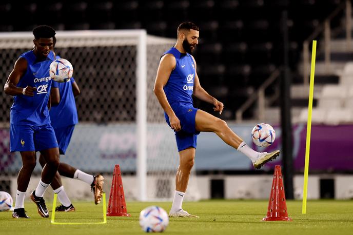 Karim Benzema | Karim Benzema je predčasno končal sobotni trening, francoski navijači so bili upravičeno v skrbeh. | Foto Reuters