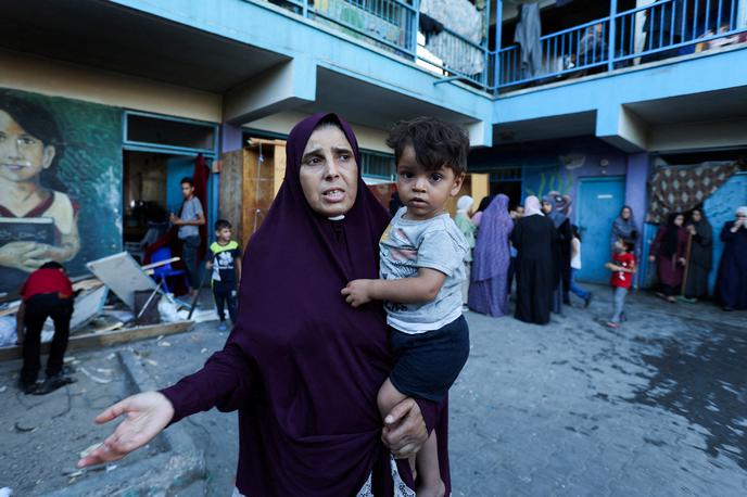 Gaza napad | Izrael je v preteklih tednih že pozival k umiku civilistov iz več mestnih četrti. | Foto Reuters