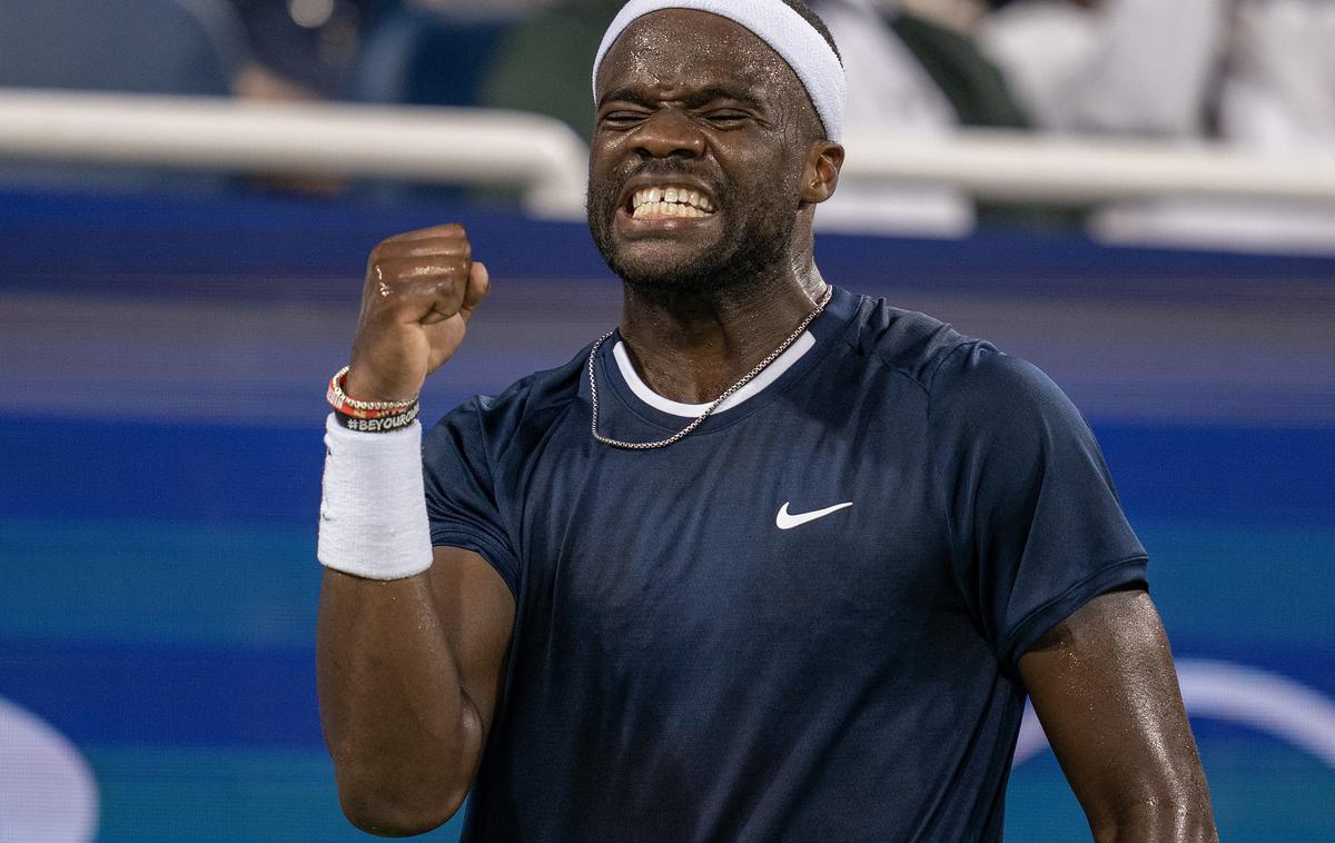 Frances Tiafoe | Frances Tiafoe je napredoval v četrtfinale turnirja v Almatyju, kjer mu pripada vloga prvega nosilca. | Foto Reuters