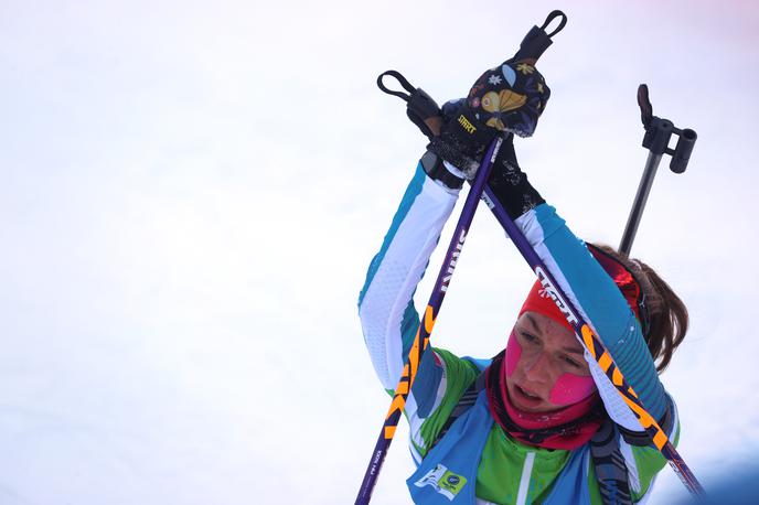 Lena Repinc - Pokljuka 2021 | Lena Repinc je na mladinskem svetovnem prvenstvu v ameriškem Soldier Hollowu osvojila srebrno kolajno. | Foto Guliverimage