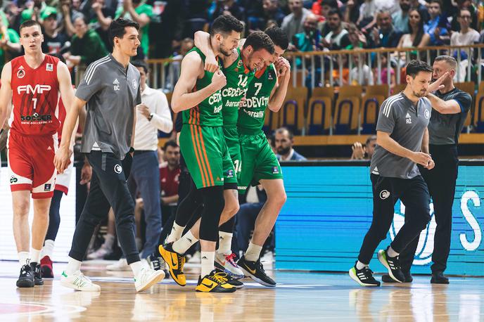 Cedevita Olimpija : FMP Josh Adams | Josha Adamsa v tej sezoni ne bo več na parketu. | Foto Grega Valančič/Sportida