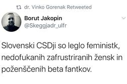 Zapis na račun CSD na Twitterju po oceni sindikata nedopusten