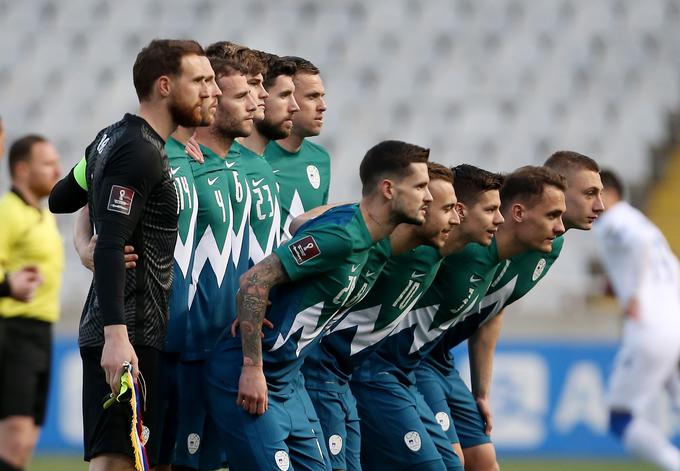 Slovenska reprezentanta v Nikoziji ni mogla računati na Miho Mevljo in Andraža Šporarja, namesto katerih sta se v začetni enajsterici znašla Kenan Bajrić in Blaž Kramer. | Foto: Guliverimage/AP