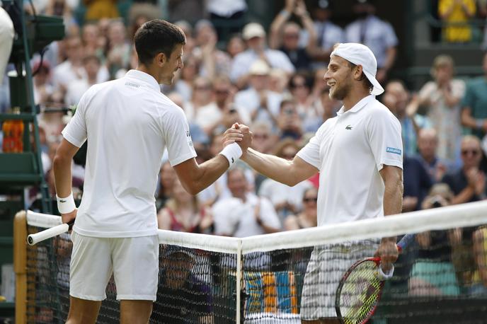 Novak Đoković Denis Kudla | Novak Đoković je v treh nizih preskočil ameriško oviro v 3. krogu. | Foto Reuters