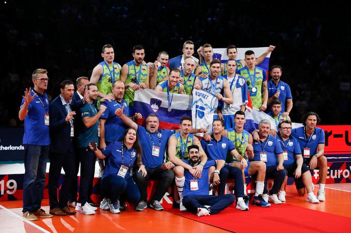 Slovenija odbojka | Evropska odbojkarska zveza (CEV) je Slovence nagradila z 200 tisočaki, še 50 jih je pristavila slovenska vlada. | Foto Sportida