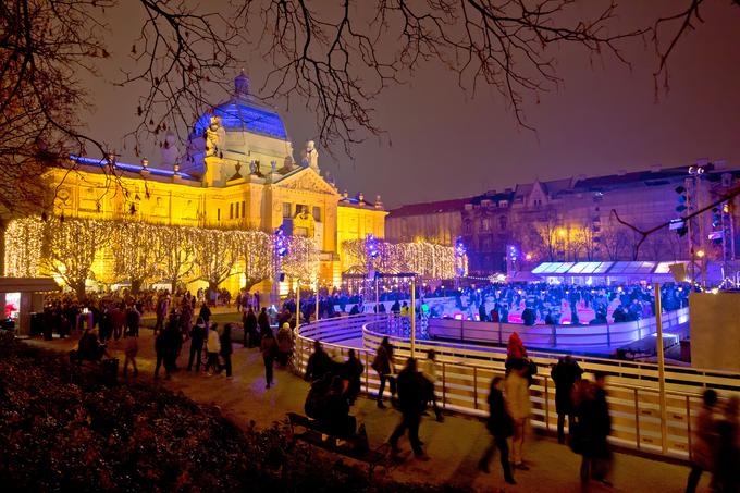 Drsališče Ledeni park na Trgu Kralja Tomislava letos praznuje deseto obletnico od postavitve. | Foto: Shutterstock