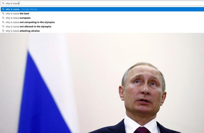Zakaj je Rusija ... najboljša? ... sploh evropska država? Zakaj Rusija ne sme tekmovati na olimpijskih igrah? Zakaj Rusija napada Ukrajino? | Foto: 
