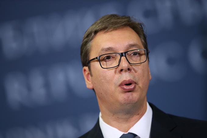 Srbski predsednik Aleksandar Vučić je dejal, da so na seji sveta za nacionalno varnost  več  ukrepov in predlogov za vlado in varnostne sile za "okrepitev naše bojne pripravljenosti in da bi bili pripravljeni na vse izzive v prihodnosti". | Foto: Reuters