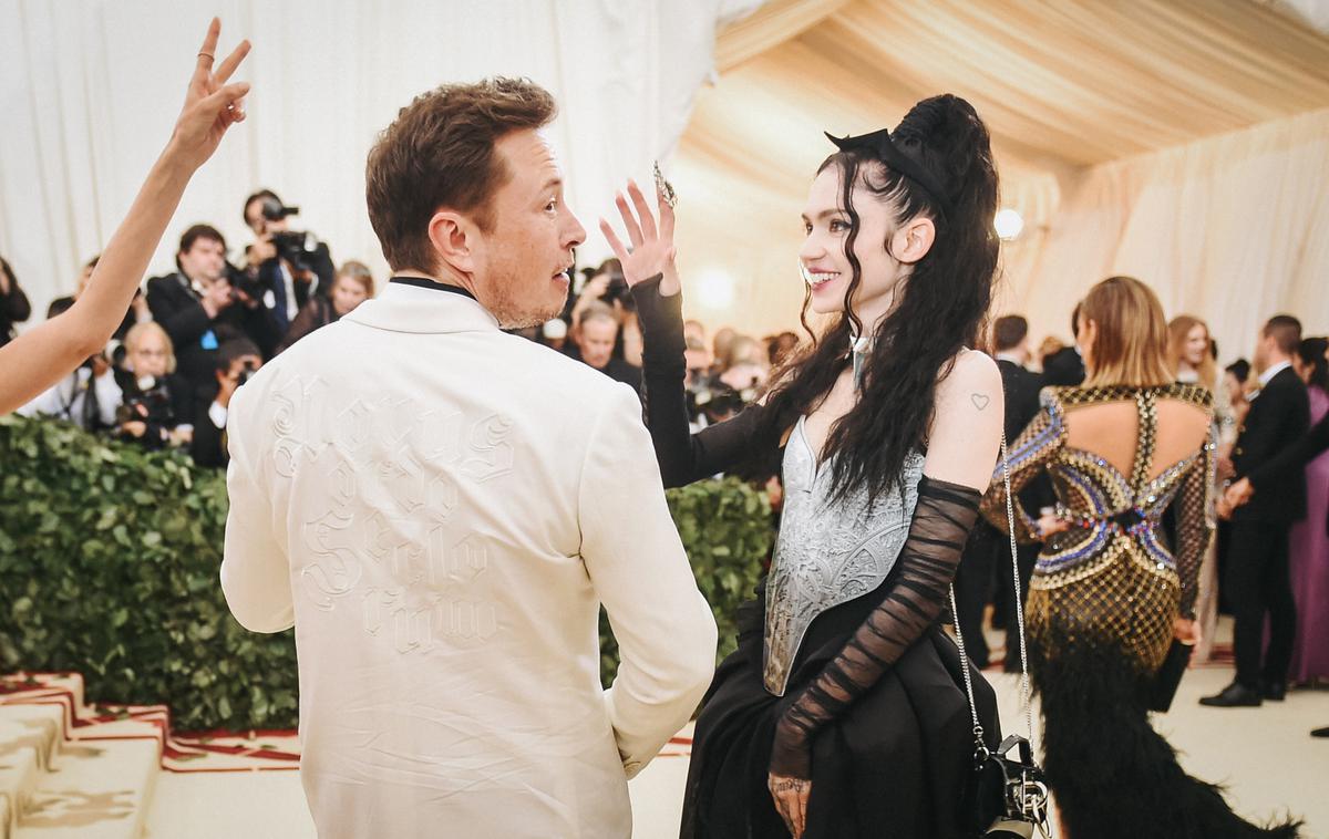 Elon Musk, Grimes | Elon in Claire sta razmerje potrdila pred dvema letoma. | Foto Getty Images