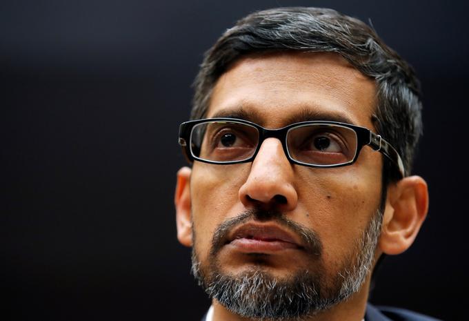 Najbrž ni naključje, da je Google oziroma njegov direktor Sundar Pichai (na fotografiji) novo okoljsko iniciativo napovedal ravno na dan, ko so po vsem svetu potekali podnebni protesti. | Foto: Reuters