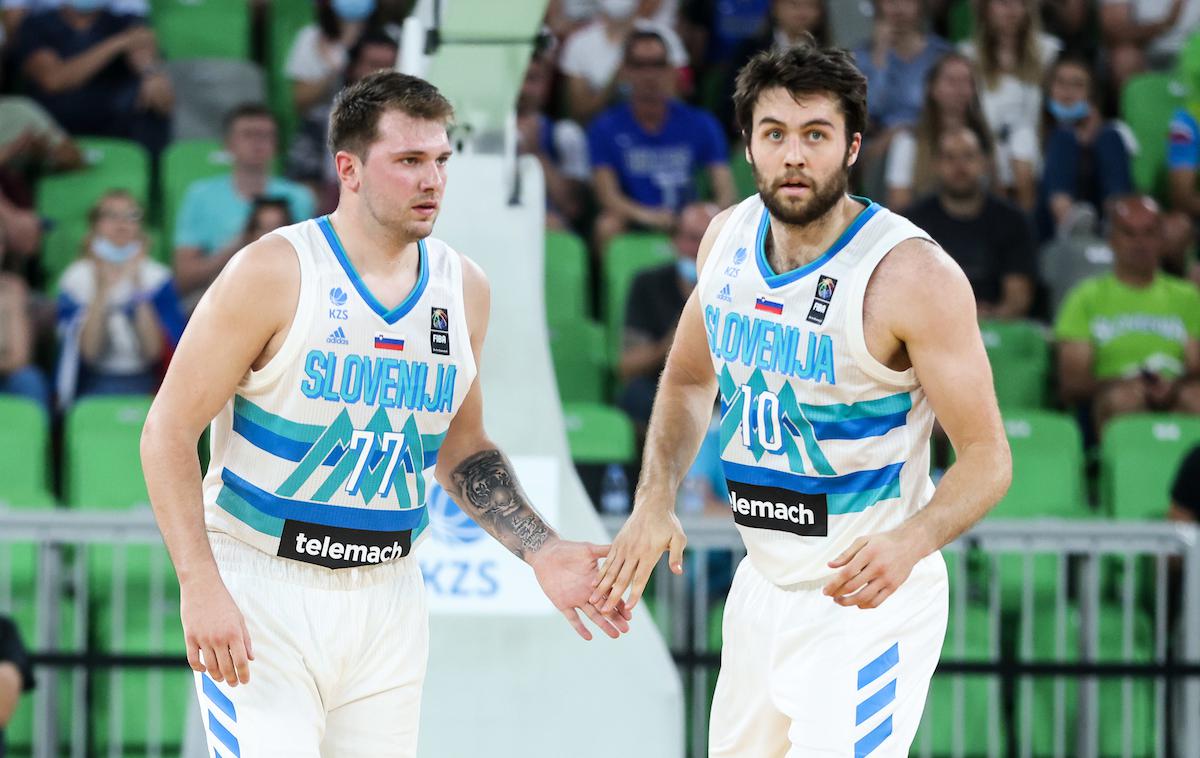 Mike Tobey | Luka Dončić in Mike Tobey sta bila v kvalifikacijah nezaustavljiva kombinacija. | Foto Vid Ponikvar