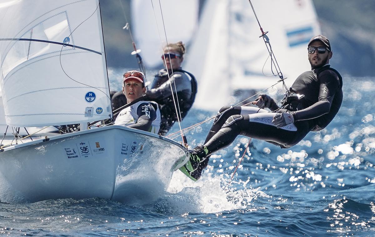 Tina Mrak in Jakob Božič | Foto Jadralna zveza Slovenije