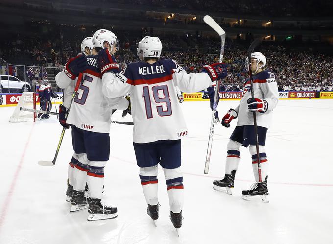 Američani so z lahkoto opravili s Slovaki. | Foto: Reuters