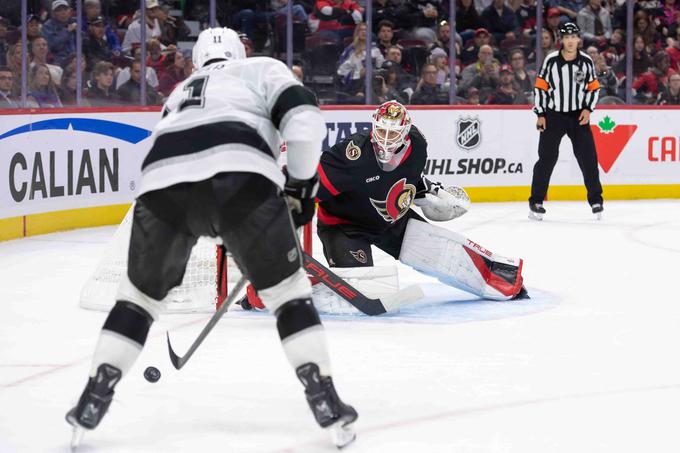 Anže Kopitar je prispeval kar tri podaje. | Foto: Reuters