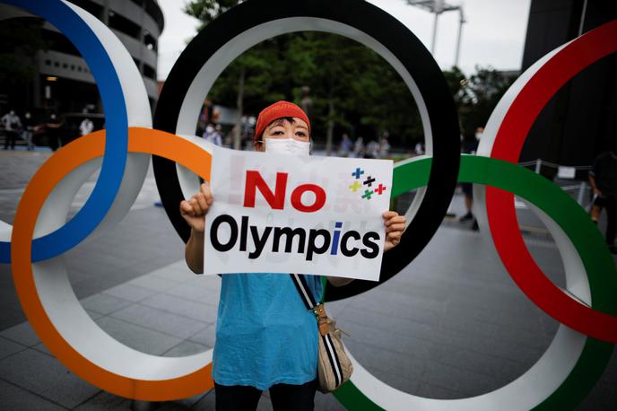 Tokio OI 2021 | Kar 80 odstotkov Japoncev želi, da se olimpijske igre v Tokiu odpove ali pa prestavi na nov termin. | Foto Reuters