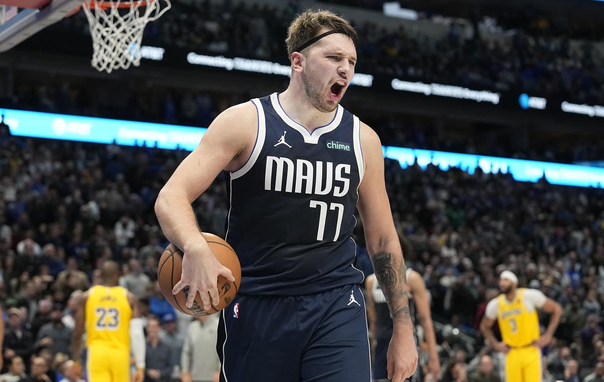 Luka Dončić 2023 Dallas Lakers | Luka Dončić je proti vsem klubom v ligi NBA dosegel že najmanj 35 točk. Izjema je le še Dallas. | Foto Guliverimage